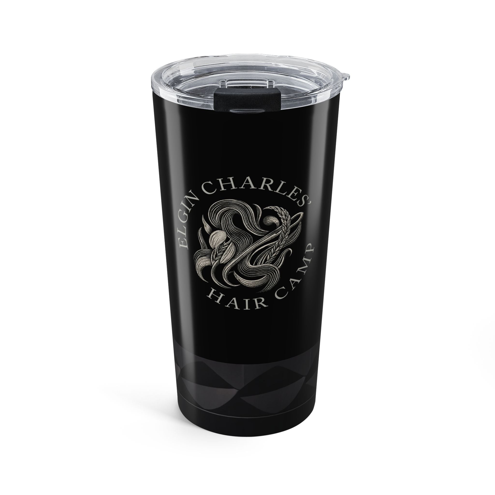 Elgin Charles' Hair Camp 20oz Stainless Black Tumbler