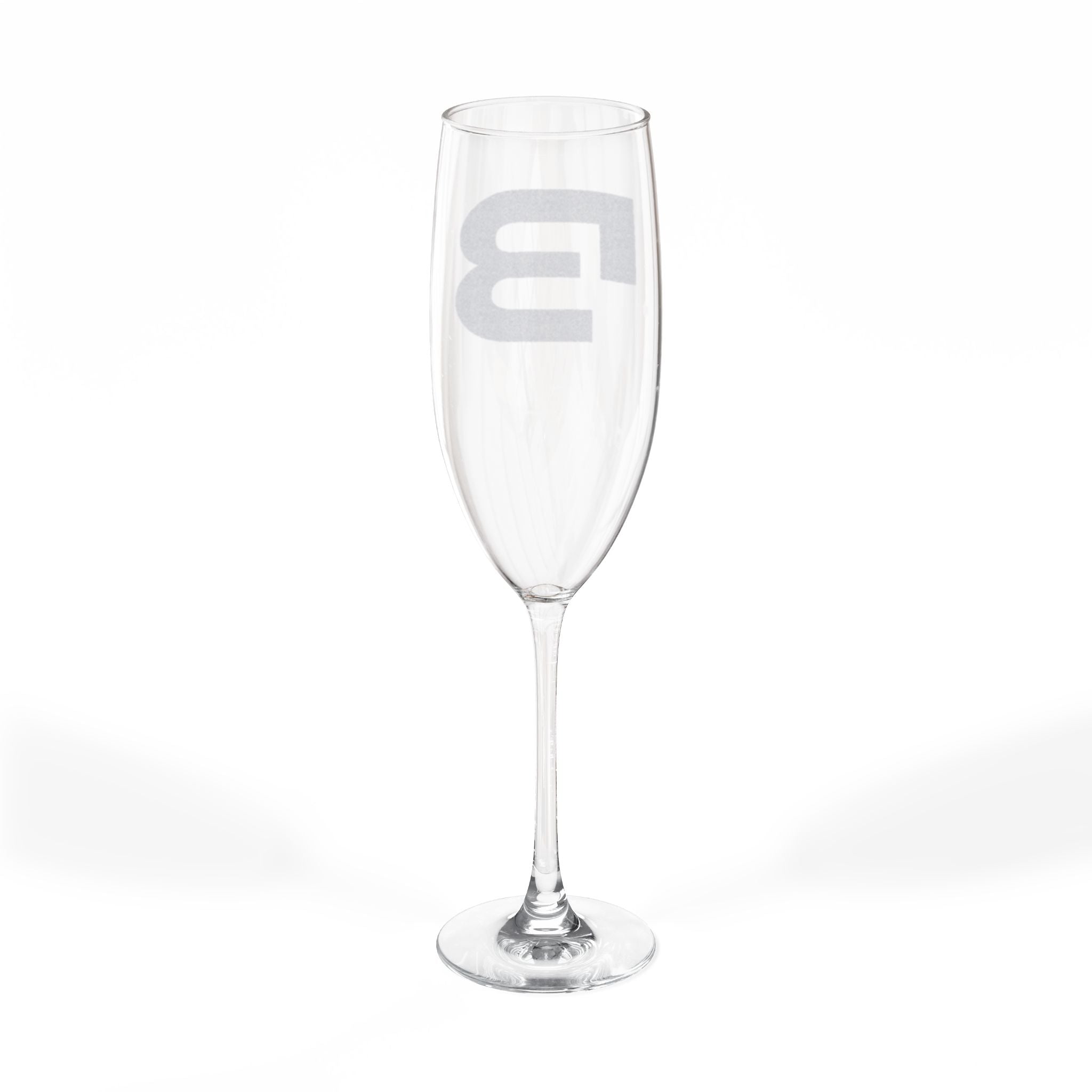 Blacktivity Engraved 8oz Champagne Flute