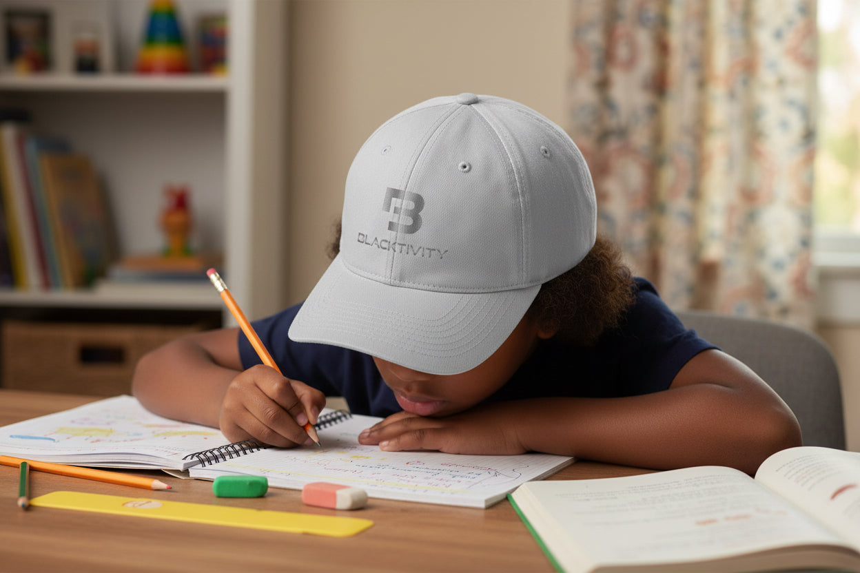 Blacktivity Youth Six Panel Unstructured Twill Cap