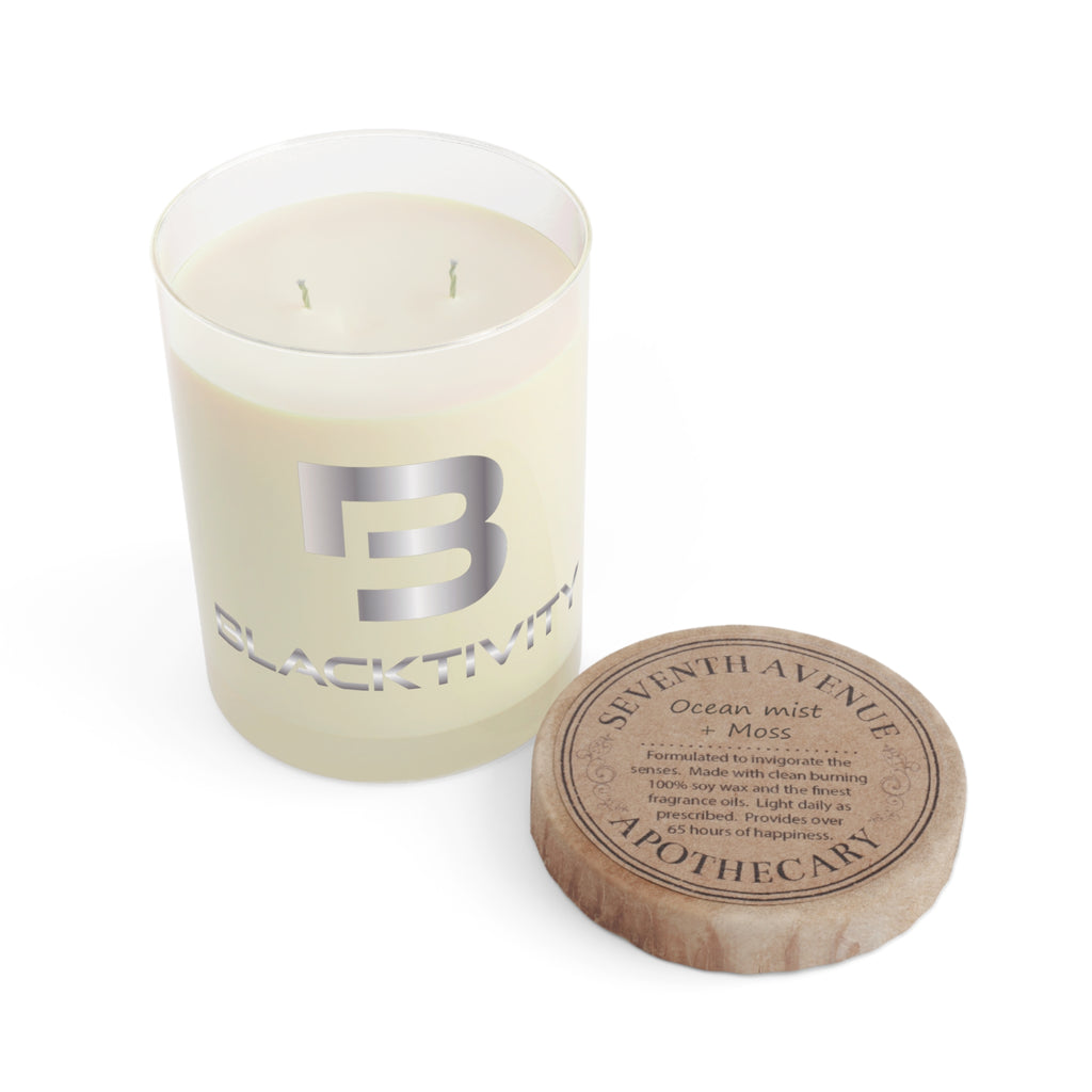 Blacktivity Branded Scented Candle - 11oz Full Glass Soy Candle