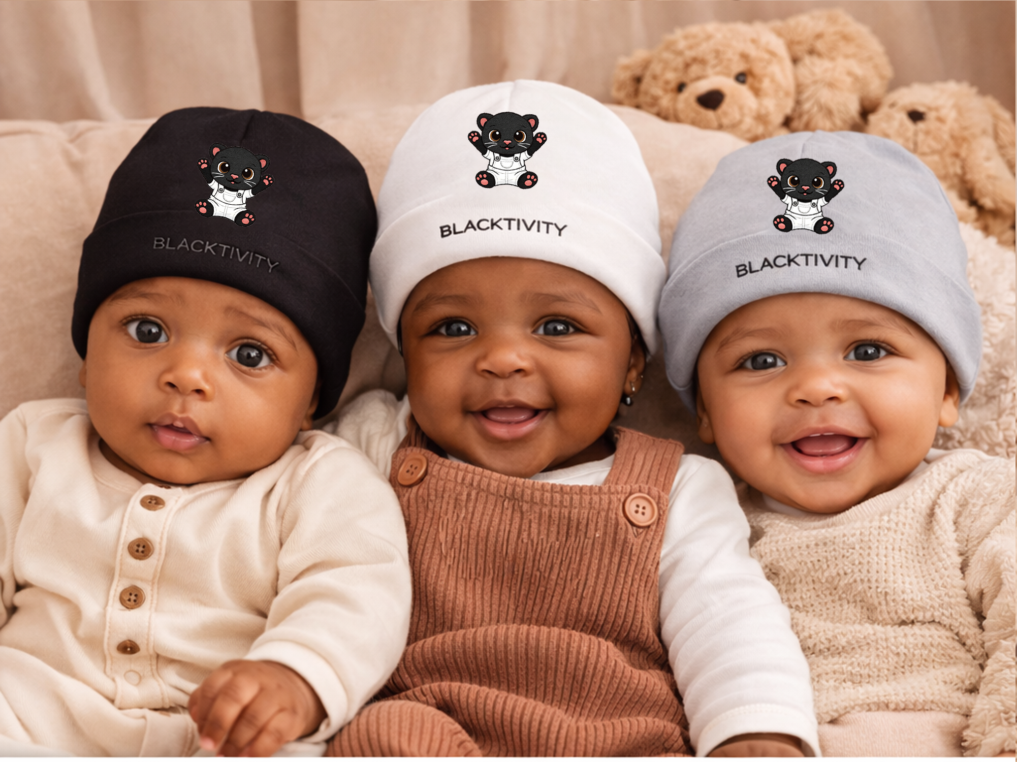 Baby Nathan Infant Rib Cap