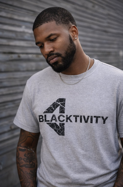 Blacktivity Black Crackle — Supima® Tee
