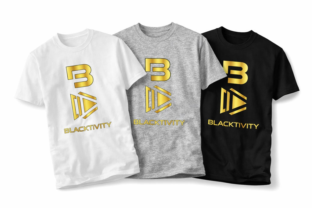 BLACKTIVITY Activate Tee — Gold