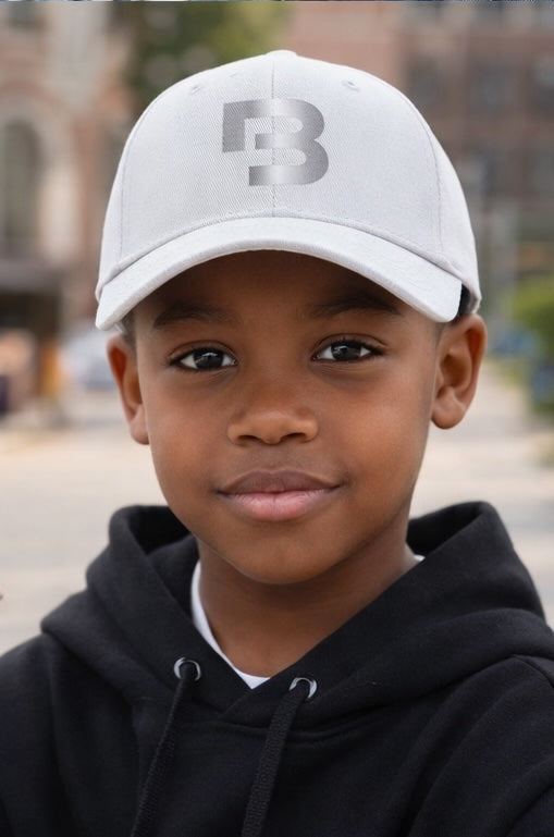 Blacktivity Logo — Youth Six Panel Unstructured Twill Cap