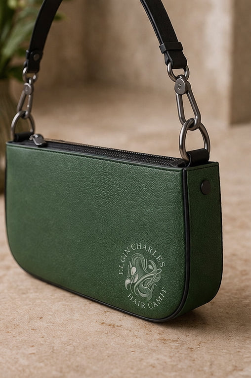 Elgin Charles' Hair Camp Premium Leather Zip Box Bag
