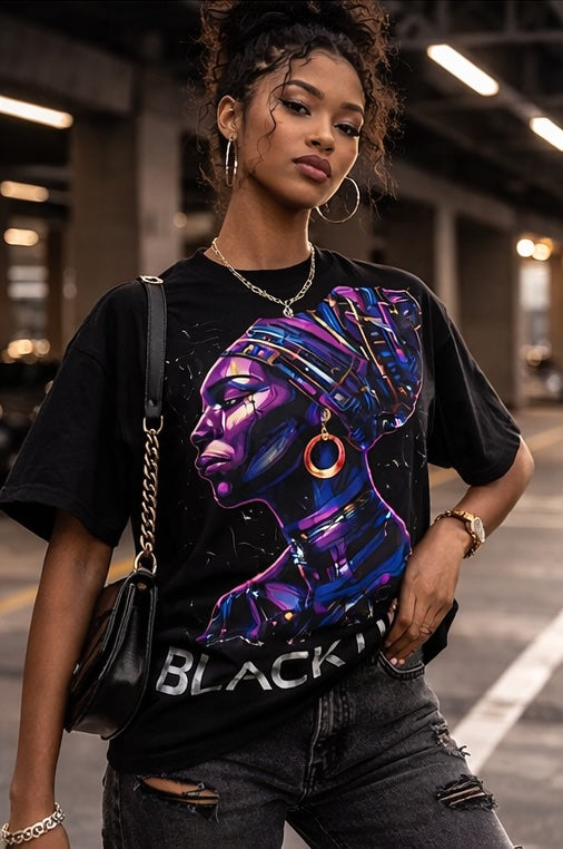 Blacktivity "Queen" Jersey T-Shirt