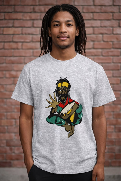 Roots & Rhythm Drum — Gildan 5000 Classic Tee