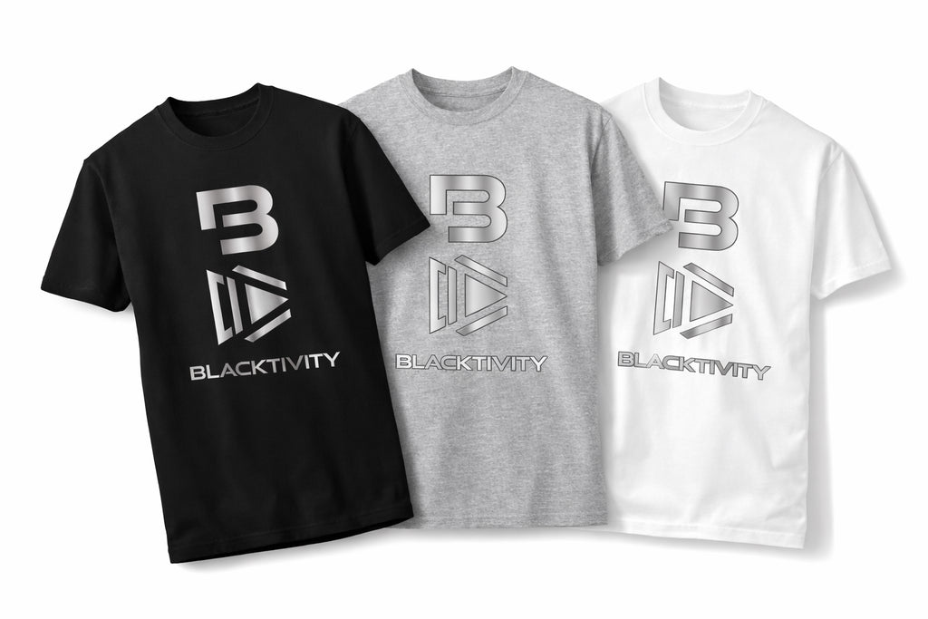 Blacktivity Activate Tee — Silver