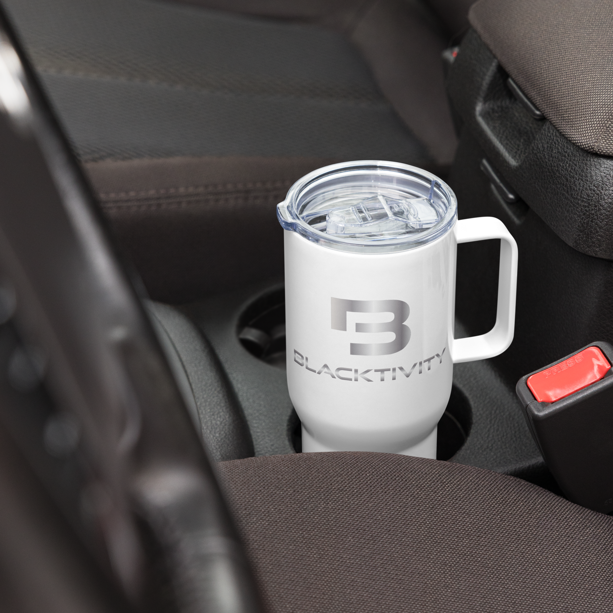 Blacktivity Travel Mug with Handle