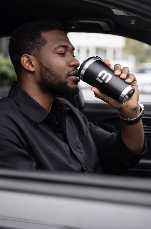 Blacktivity Designer Travel Mug — 15.2oz Flask